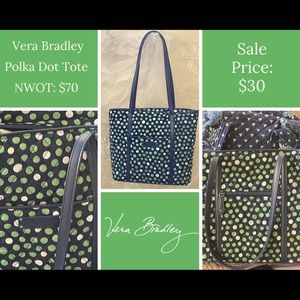 NWOT: Vera Bradly | Polka Dot Tote